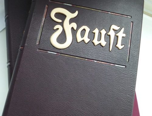 Reliure d’art et coffret – « Faust »